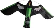 koolsoo Simulated Hawk Kite,Crops Protector, Family Outdoor Games, Lightweight Bird Scare Kite Bird Repel for Farm Field Outside