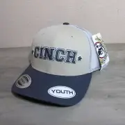 Cinch Youth Flexfit 3D Logo Snapback Meshback Trucker Cap Hat - Khaki