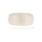 6x Oblong Chef's Plate 355 x 189mm Grey Churchill Raku Crockery Restaurant