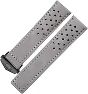 [AEHON] Genuine leather watchband for TAG heuer watch strap with folding buckle 20mm 22mm Gray Black Brown cow leathr Band