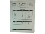 AWP Wyott AT-5 & AT-10 Conveyor Toasters Replacement Parts Catalog & Wiring Diag