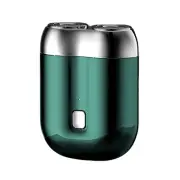 Electric Razor New Model Mini Dual-Head Electric Shaver Pocket Washable Green