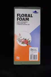 Flower Floral Foam Blocks - 1 Water Absorbent Block & 1 Dry Block - Free Post