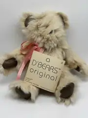 D'BEARS ORIGINAL Bear By Debra Bedwell Jointed Signed Vintage 1991 Poseable NOS