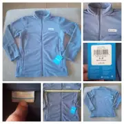 Columbia Fleece Jacket Men Size Small Blue Basin Trail Full Zip NWT Hiking Coat