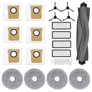 For L20 Ultra L30 Ultra Robot Vacuum Cleaner Main Side Brush Hepa Filter Mop Cloth Dust Bag Replace
