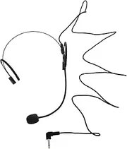 Vaguelly Loudspeaker Earphones Headset Microphones Headphones Boom for Voice Amplifier Wired Boom Transmitter Mic Black Iron