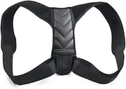 Adjustable Corrector Brace Back Belt Support Corset Spine Shoulder Lumbar Correction Unisex (Color : A Black, Size Large) Tools