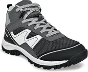 [Allen Cooper] Men's Sports Trekking & Hiking,Biking,Walking Shoes with Rubber Outsole & Memory Foam Insole Lace-Up Shoes for Men's(ACSS-3660|Brown|Grey Size-6,7,8,9,10)