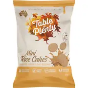 Table Of Plenty Mini Rice Cakes Caramel White Choc 60g