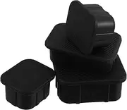 ASAKKURA 4pcs Front Axle Rubber Inserts Easy Installation End Caps for Crash Bar Compatible with Ford Enhanced Protection for Vehicle Performance and Longevity