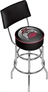 NCAA Ohio State University Rushing Brutus Padded Swivel Bar Stool with Back
