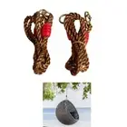 2x Length Adjustable Nylon Swing Rope Kit STRONG Garden Hanging Tree Strap