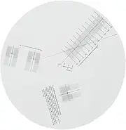 Turntable Cartridge Alignment Protractor Mat Anti-sliding Acrylic Pickup Plate Distance Protractor Adjustment Tool