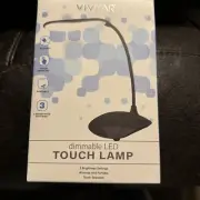New Dimmable LED Reading Desk Touch Lamp No Cable Portable 3 Brightness (141)