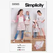 WhimsyWear Kids & Teens Kitchen Fun Kit - Aprons & Accessories Sewing Pattern, C