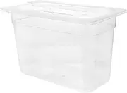 1pc Transparent Slow Cooker Container Kitchen Storage Case for Sous Vide Food Storage Easy to Clean for Vegetables Fruits Versatile Practical Design