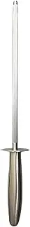Butcher Knife Sharpening Stainless Steel Handle 10” Round Steel Sharpener