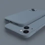 Liquid Silicone Case for iPhone 13 12 11 Pro MAX Mini Shockproof Phone Cover for iPhone X XS XR 7 8 Plus SE 2 3,ZL,for iPhone 12 Mini