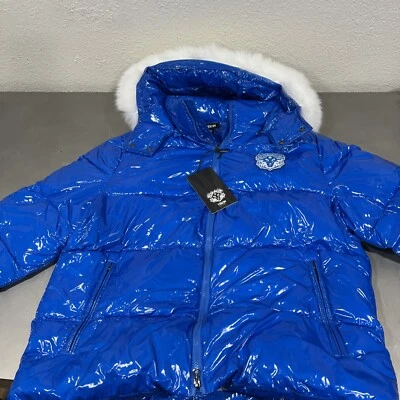 Yekim Jacket Size XL New With tags Blue Puffer