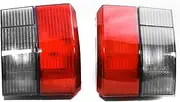 for VW T4 for Caravelle Rear Tail Fog Light Lamp Cover Taillight T4 for Transporter 1990-2003 Without Bulb (Color : Left and Right)