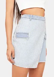 Royal Sorority Rebel Denim Skirt