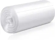 Waikas Small Trash Bags 100 Counts, Garbage Bags for Bathroom Car Mini Trash Can, Plastic Bag for Bedroom Living Room, 4 Gallons, White