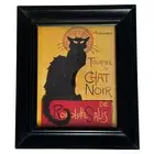LeChat Noir "The Black Cat" by Theophile Steinlen Framed Print