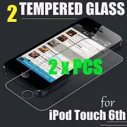 2 x Pcs Premium Tempered Glass Screen Protector Film Guard - iPod Touch 6th Gen