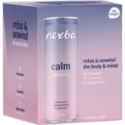 Nexba Calm Blueberry Drink Cans 330mL x 4 pack