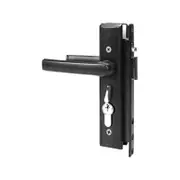 Rolltrak Black Keyed Hinged Screen Door Lock