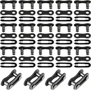 25Pcs Bike Chai - Metal Master Link for Bicycle Chain, Bicycle Chain Connectors Repair Parts, Bike Chain Link, Single Speed Bike Chain