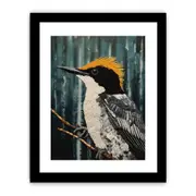Cockatoo Gem Art Framed Print
