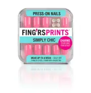 Press on Nails Fing'rs Prints Simply Chic 122613