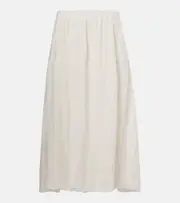 [Velvet] Velvet Rachelle linen midi skirt AU 8 white