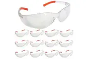 12x Safetyware Atlas Clear Anti Fog Scratch Work Safety Glasses Goggles Bulk Protective Eyewear Eye Protection