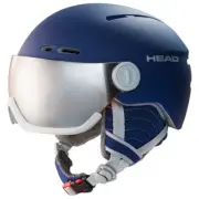 NEW ski snowboard winter Helmet lens/ visor HEAD Queen Helmet dark blue M/L