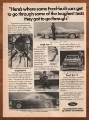 1977 Ford Lincoln Mercury Vintage Print Ad/Poster Bill Cosby Car Man Cave Art