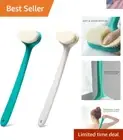 Gentle Exfoliating Brush - 14-Inch Long Handle for Comfortable Skin Care Routine