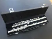 17 Hole Flute Case Portable Flute Case PU Leather Flute Case Black US