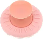 Ipetboom Manual Facial Cleanser Soft Silicone Bristles Exfoliating Brush for Deep Cleaning for Skin Care Routine