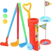 Vaguelly 1 Set Outdoor Golf Plastic Golf Educational for Safe Fun Lawn Game Promotes Physical Activity and Motor Skills