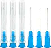 100 PCS 23 Ga Dispensing Needle,Individual Package of Injection Syringe Accessories with Luer Lock,Suitable for Refilling Liquid, Inks,Livestock and Industry(1inch/25mm)