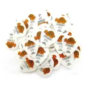 Dunlop Tortex Wedge Guitar Picks - White and Orange - .60mm Gauge - 72 Pack