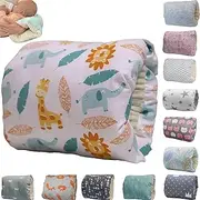 Cozy Cradle Pillow, Cozy Cradle Arm Pillow, Baby Nursing Pillow Head Support Pillow for Breastfeeding Bottle Feeding (Deer Elephants)