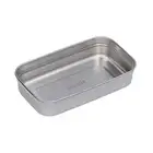 Lunch Box 2 Tier Stackable Container Folding Buckle Stainless Steel Insulated US