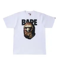 在飛比找蝦皮商城優惠-A BATHING APE 猿人大字體 短袖 白色 男女款 