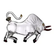 Unique Whiskeys Decanter Bull Design Bull Figurine Accessories Liquor Display