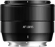 TTartisan APS-C AF 35mm F1.8 II Autofocus Lens for Sony E Mount-Lightweight Design, Compatible with Sony E-Mount Mirrorless Cameras