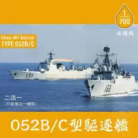 在飛比找Yahoo!奇摩拍賣優惠-夢模型 DM70008 中國海軍052BC型導彈驅逐艦2in